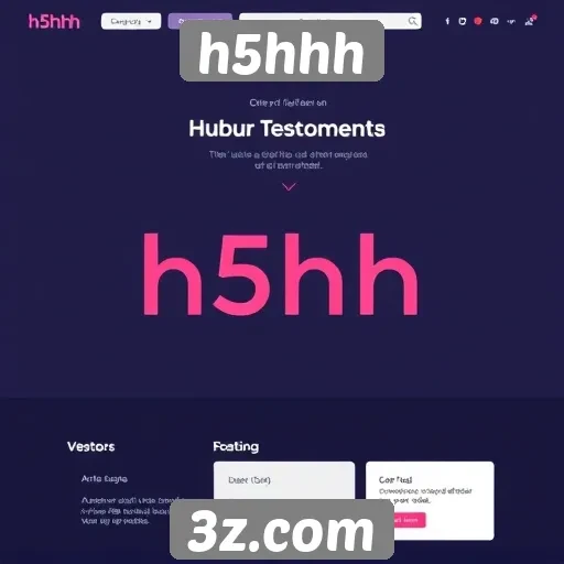 Análise das principais características do site h5hhh