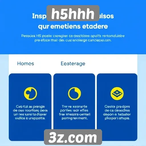 Análise das principais funcionalidades do site h5hhh