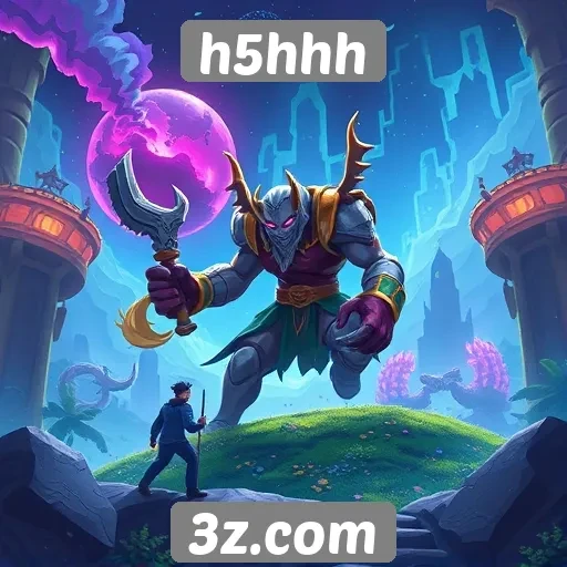 Visão geral do site de jogos h5hhh